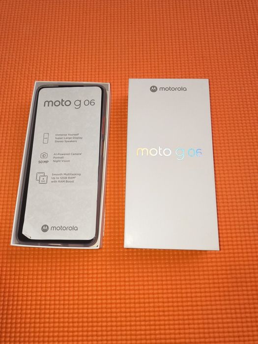 MOTOROLA  moto g 06 оранжев с гаранция