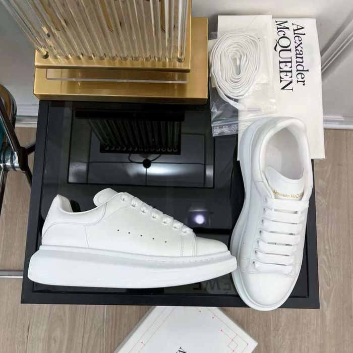 Alexander McQueen White/White Sneakers Full Box Verificare Colet