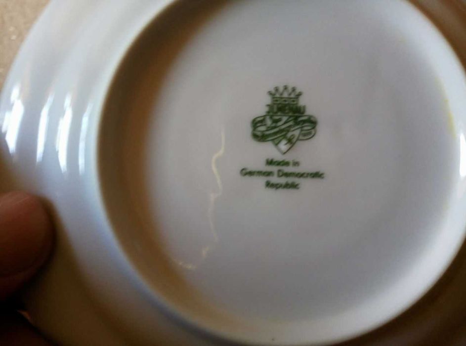 Чайная пара Jlmenau 1777 фарфор. Антиквариат