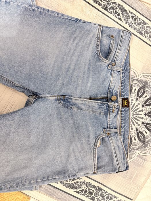 Blugi jeans barbati albastru deschis LEE - Rider slim fit talie medie W38 L32