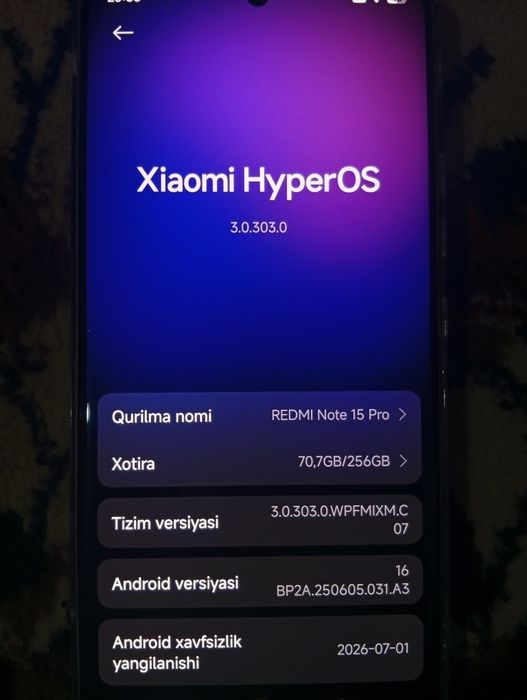 Redmi Note 15 Pro srochni