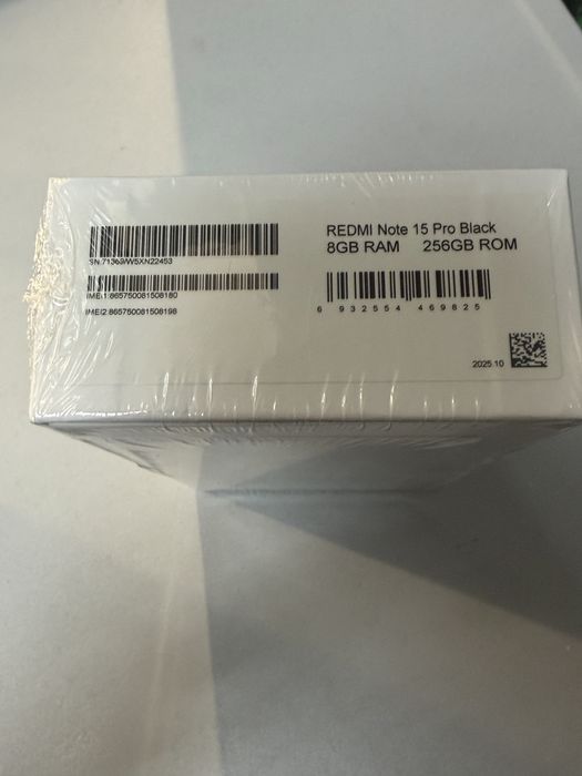Redmi Note 15 Pro Black +гаранция