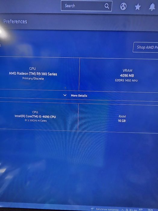 Компютър с i5 4690-3.5GHz, 16GB Ram, R9 380 4gb, Ssd 250gb