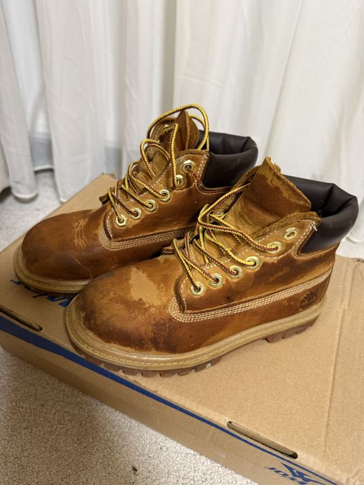 Боти от велур Timberland