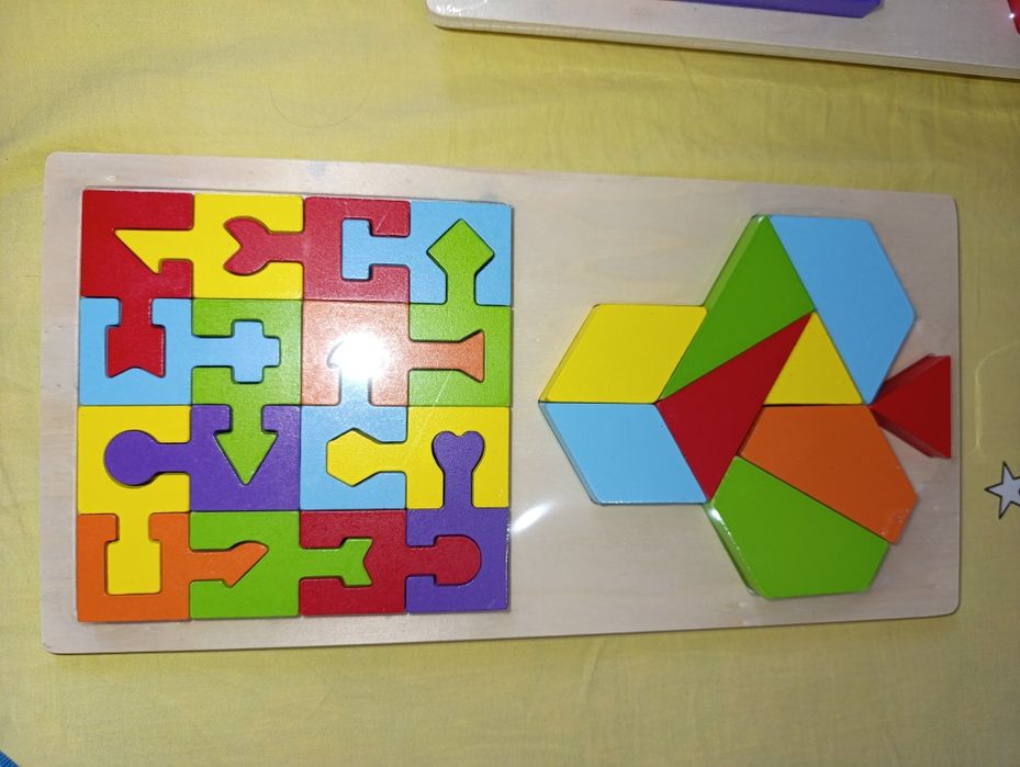 Деревянные игрушки пазлы