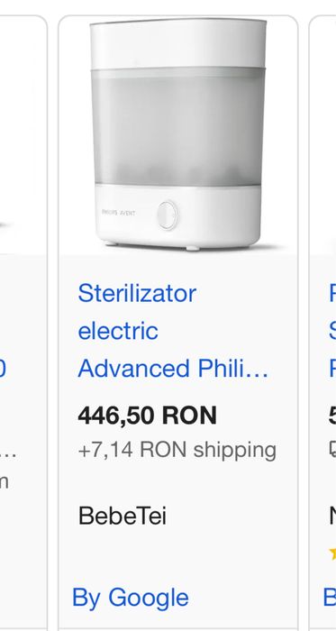 Sterilizator electric Advanced Philips Avent