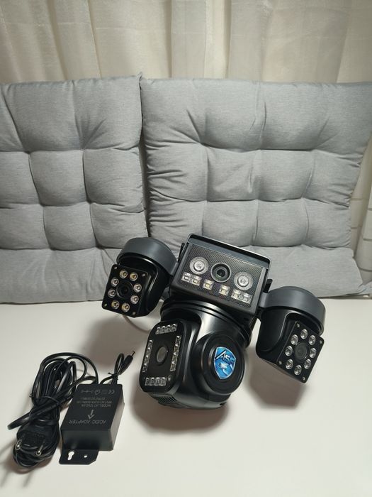 Cameră Supraveghere cu 4 Lentile Wifi