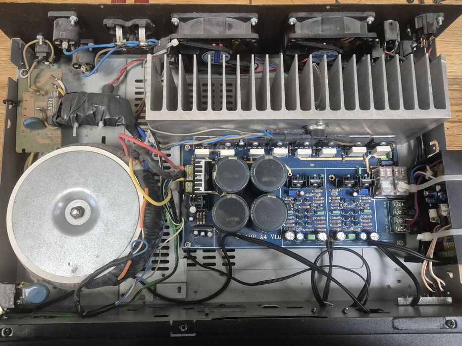 Amplificator handmade 2x180 în 4 ohmi, cu limiter