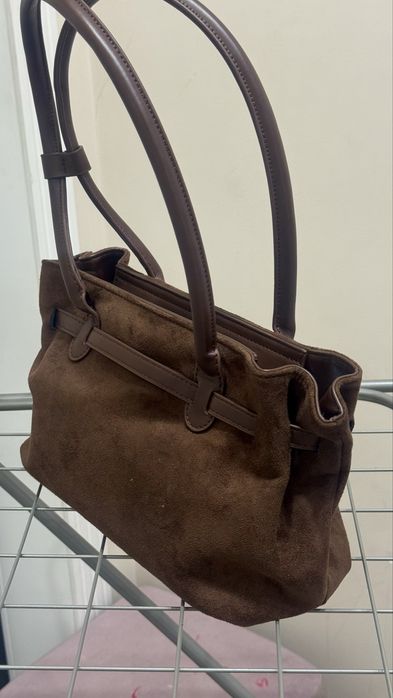 женская сумка замша