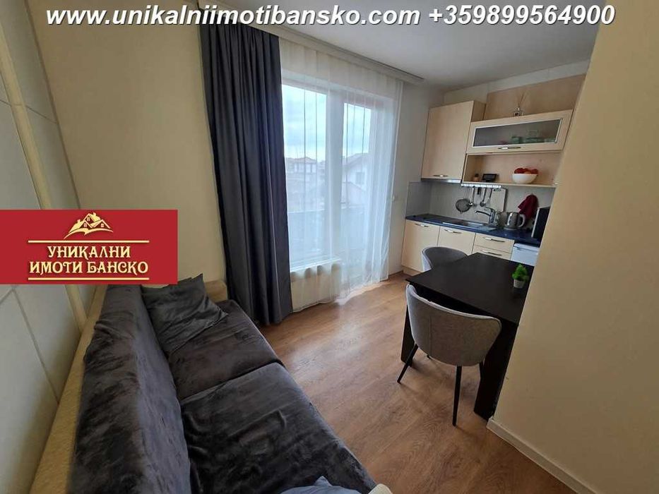 На минути пеша от лифта! Едностаен апартамент за продажба в Банско