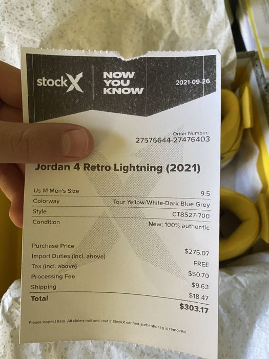 Air Jordan 4 Retro Lightning