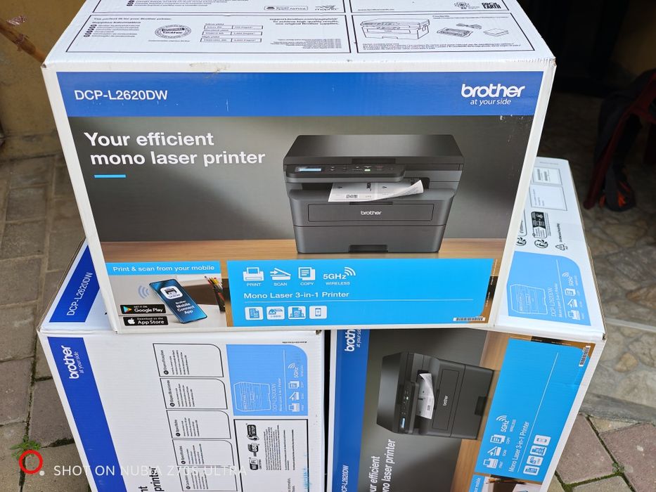 Imprimantă Brother DCP-L2620DW – laser monocrom, WiFi, scanare, copier