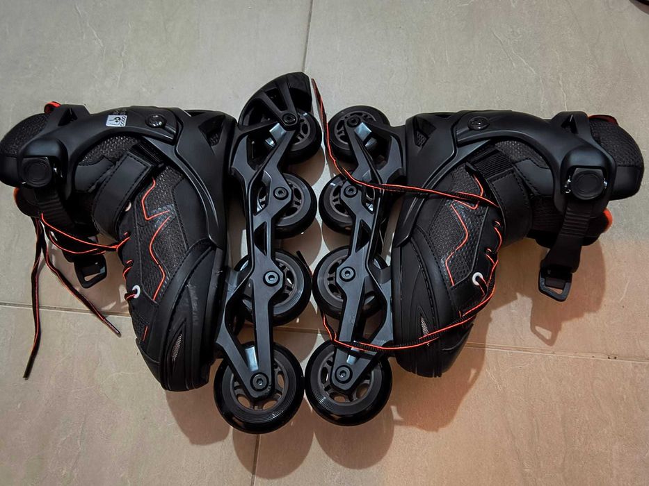 Role fitness FIT3 + protecţii role Fit500 Adulți - OXELO