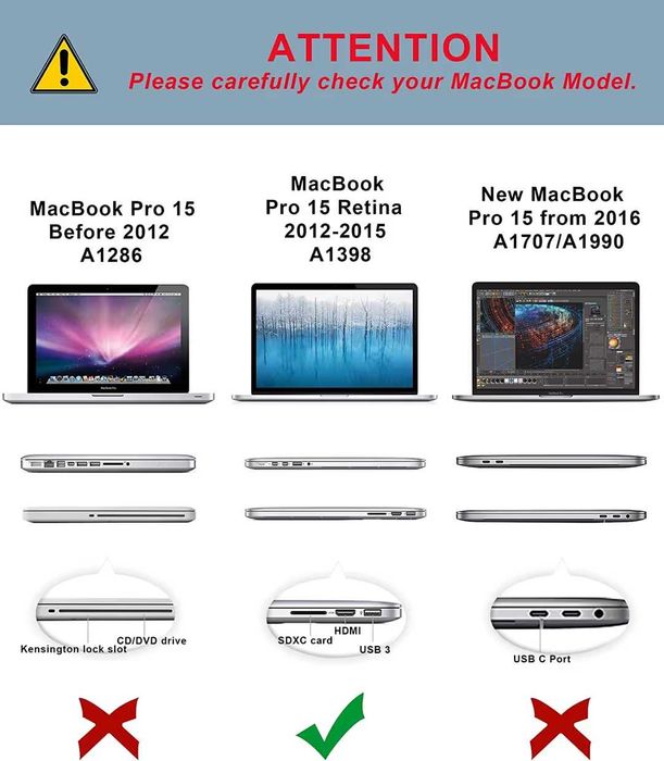 Carcasă  MacBook Pro 15-inch carcasă de protecție