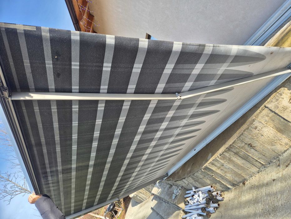 Veranda rulota/autorulota 3.5 m si 4.5 m fiamma f45s si omni v10