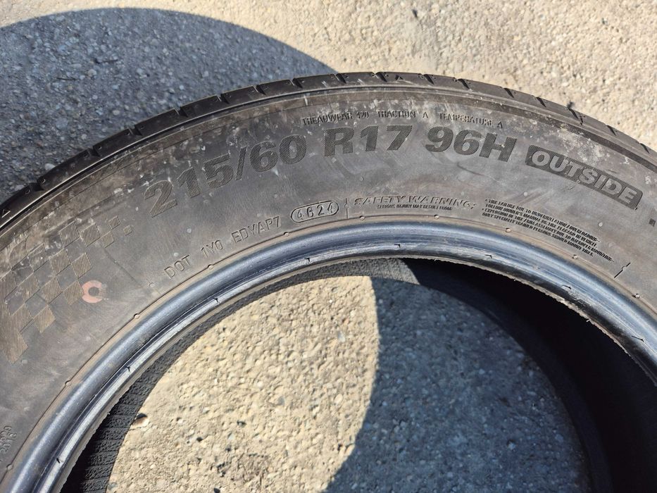 2 Anvelope de VARA - 215/60/17 - KUMHO - CA UNELE NOI - DOT 2025 !