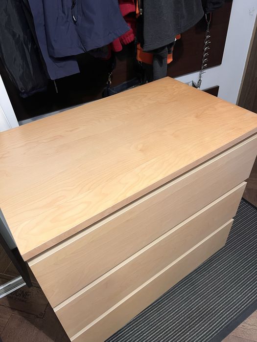 Comoda MALM Ikea 3 sertare