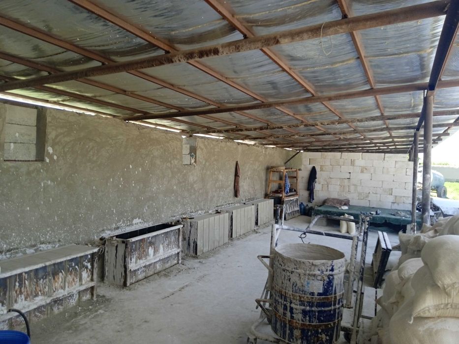 11 сотихли турар жой сотилади, пеноблок ишлаб чикариш цехи билан