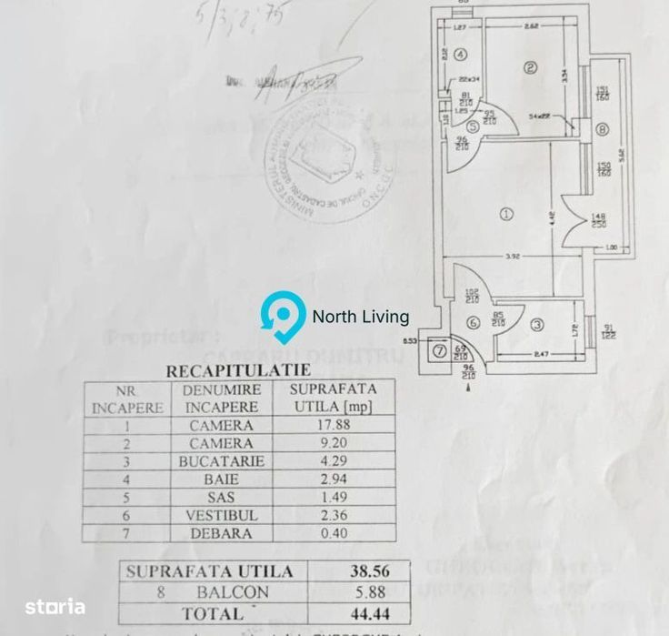Studio decomandat 45 mp | Modern | Gară de Nord | Mobilat