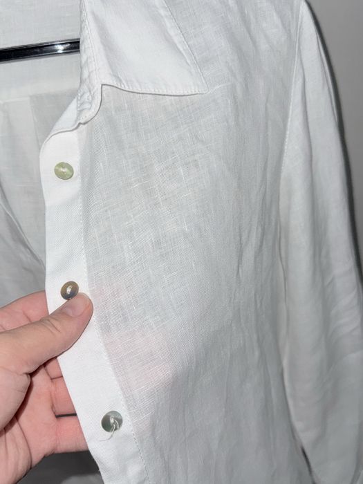 Продам рубашку из льна massimo dutti