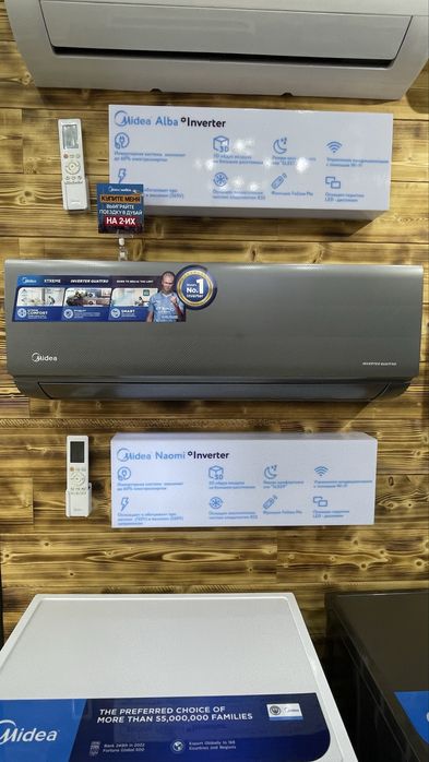 Шоу- рум MIDEA кондиционер NAOMI- 18,000 Btu  / Inverter