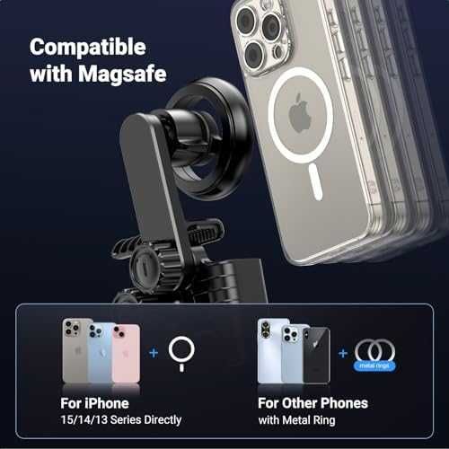 Нов MagSafe Ротационен Държач за Tesla Model 3/Y - Мощен Магнит Стойка кола UGREEN
