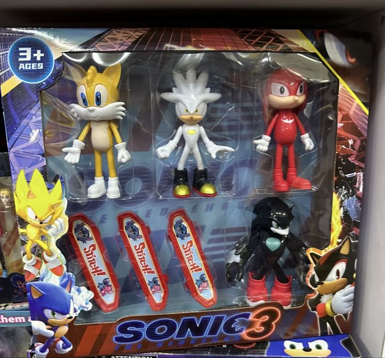 Комплект фигурки Соник със скейтбордове Sonic