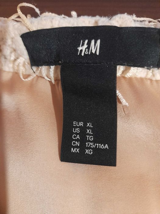 Sacou H&M din material buclat marimea 46-48,