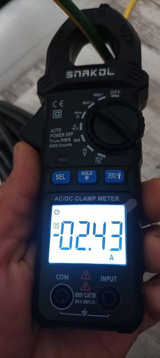 Clampmetru curent continuu