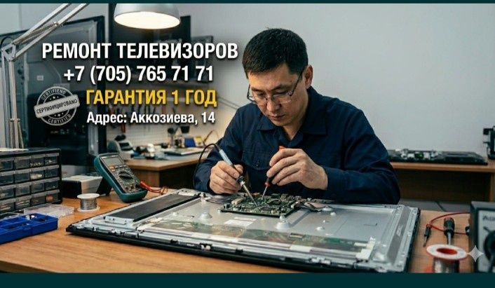 Телемастер качественный ремонт телевизоров..