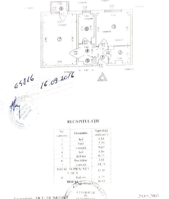 Apartament 2 camere-N. Grigorescu Metrou 1 Decembrie