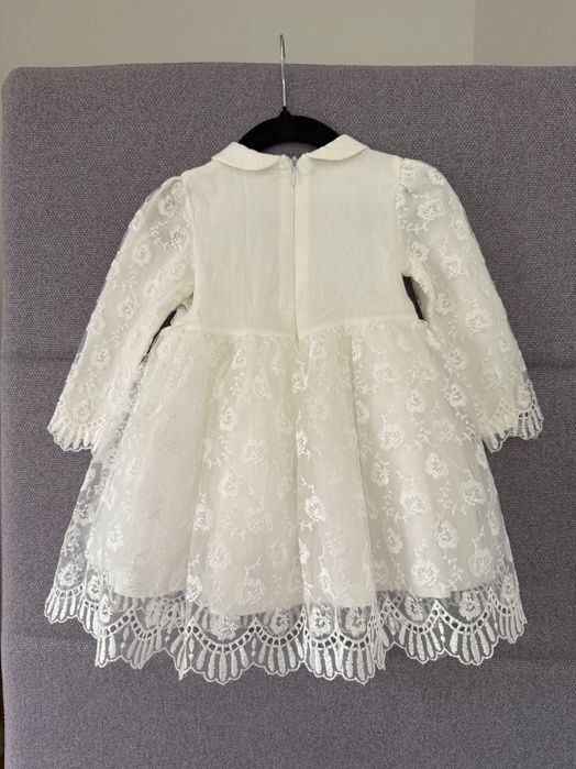 Rochie elegantă 86, 12-18 luni, papuci cadou