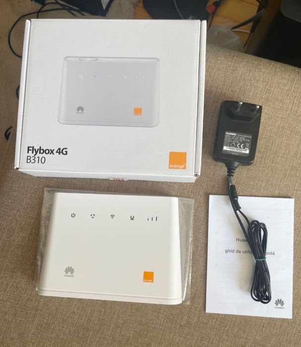 Router Huawei 311, cu cartela SIM, decodat, NOU la cutie.