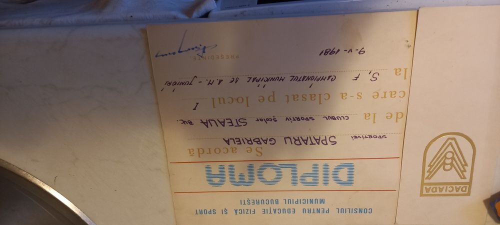 Vând diplome sportive anii 70-80