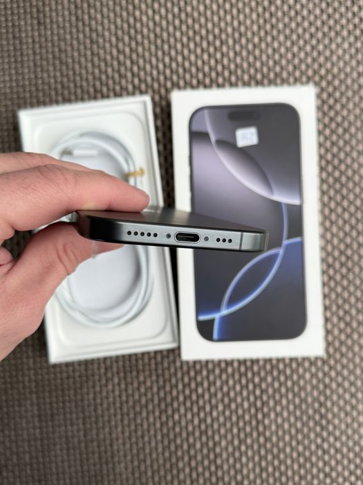 256!ЛИЗИНГ*56лв/м iPhone 16 pro*Black Titanium айфон 16 про черен