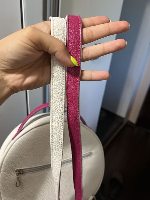 Нова Дамска чанта/раница естествена кожа