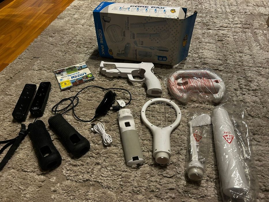 Consolă Nintendo Wii Sports Resort Black Edition + Set Complet