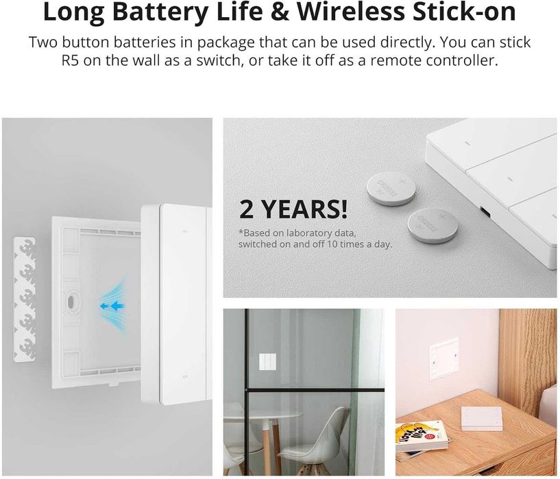 SONOFF SwitchMan R5 безжичен ключ