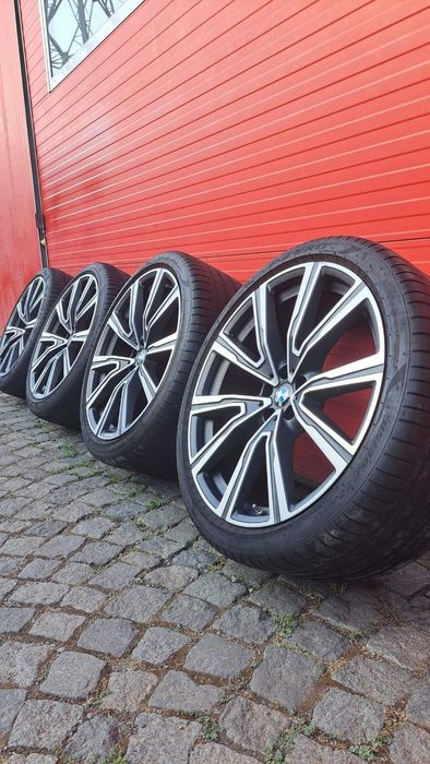 Оригинални джанти БМВ 22 цола Х5 Х6 G05 G06 гуми Pirelli