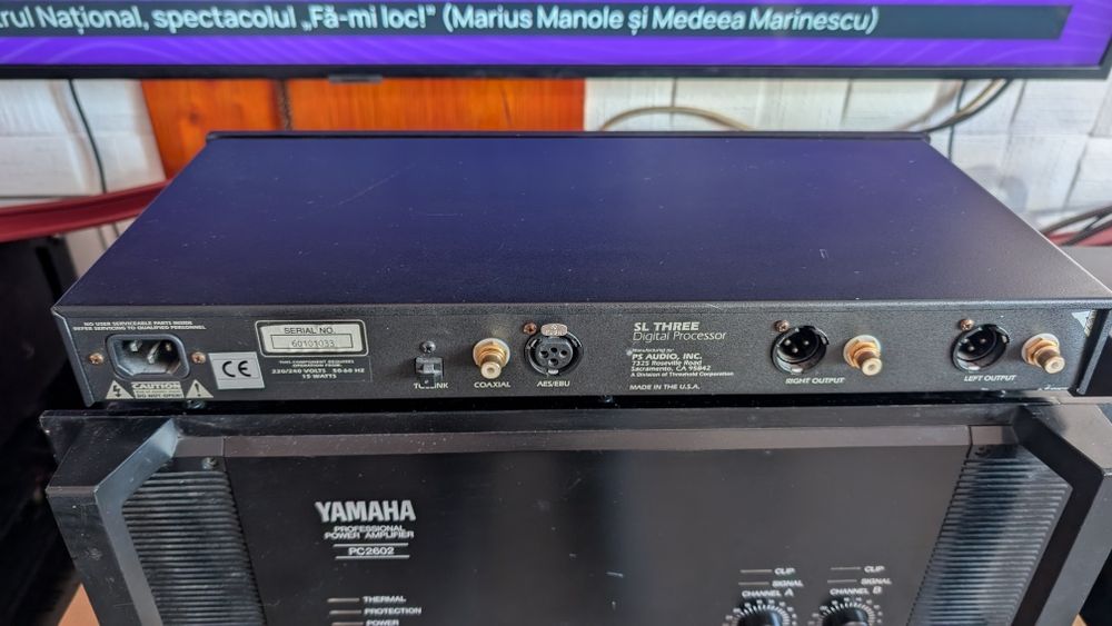 PS audio  sl  three ( schimb) dac de top  , balansat