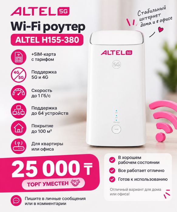 роутер ALTEL 5G H155-380