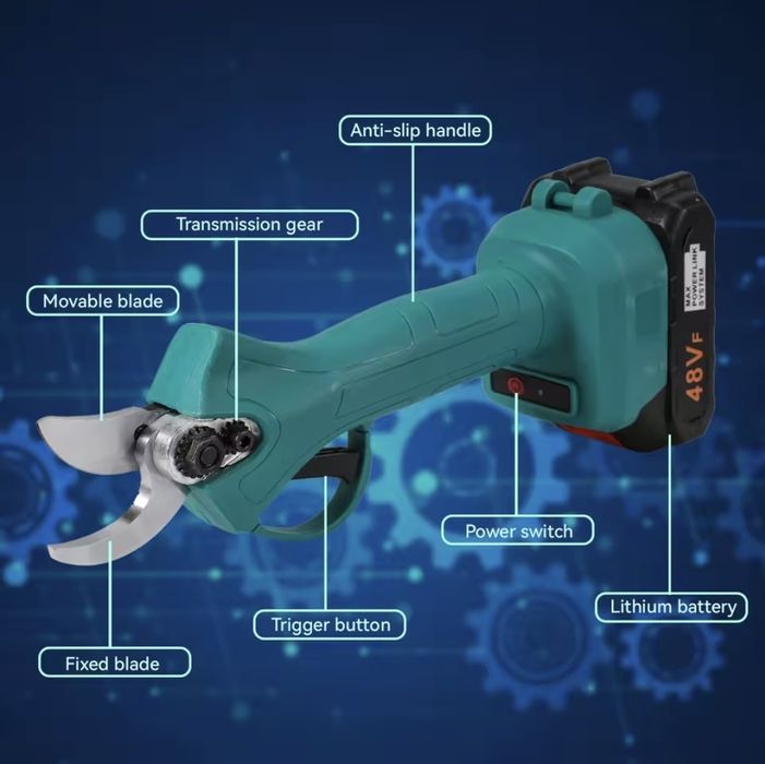 Foarfeca electrica de tuns pomi, vita de vie acumulator Makita