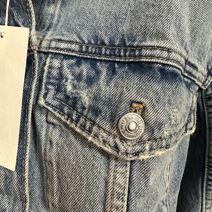 MANGO уникално дамско късо дънково яке