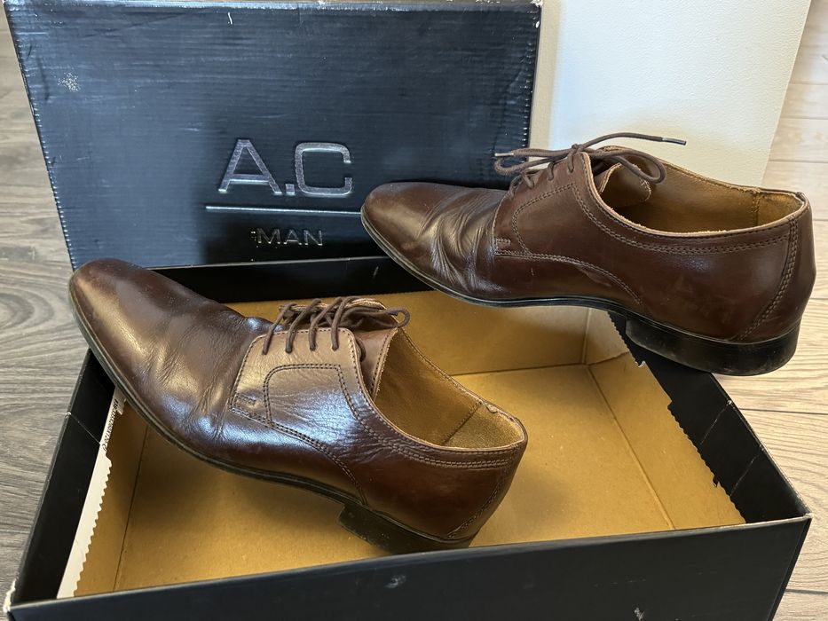 pantofi din piele naturala pentru barbati mar.40(25cm)