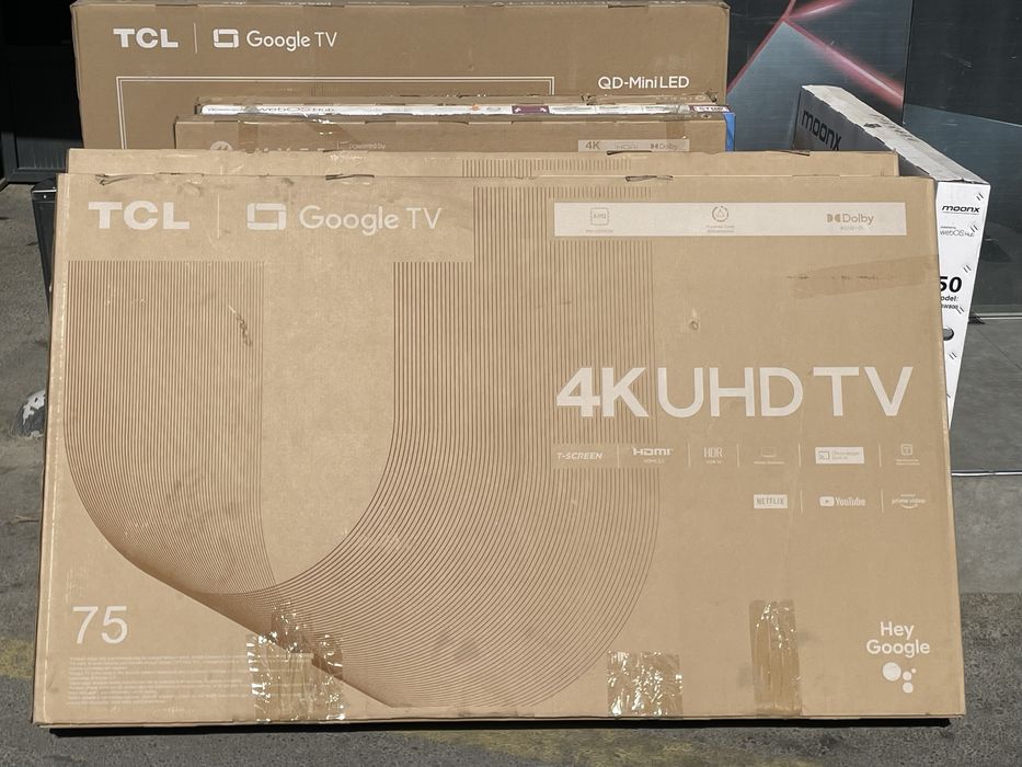 Телевизор TCL 4K UltraHD, Google TV, оригинал, доставка БЕСПЛАТНО