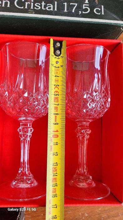 Декоративни чаши оловен кристал Longchamp  Франция