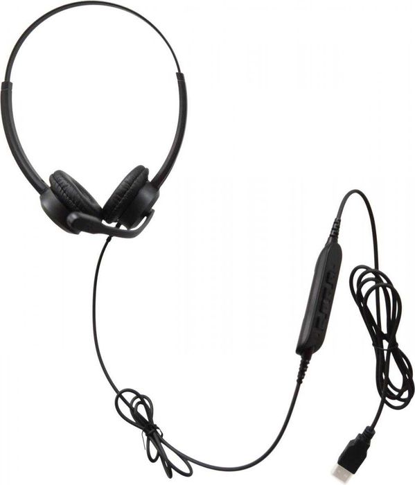 GS GUV3000 |HD USB гарнитура (шумоподавление, пластиковый корпус)