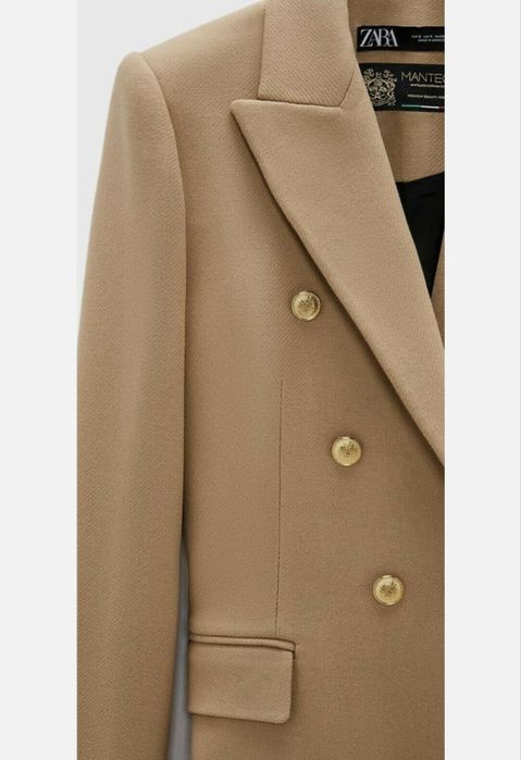 Zara limited edition вълнено палто