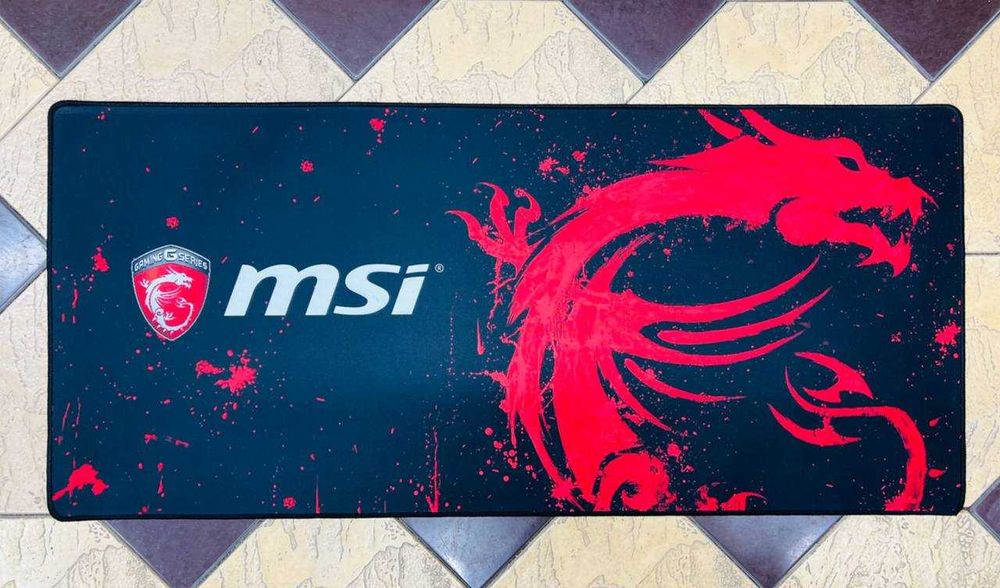 Новый красивый большой коврик 90х40 см для клавиатуры и мышки