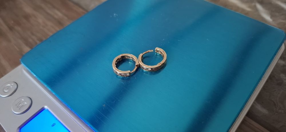 Cercei din aur (copii) 1.8